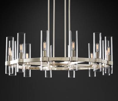 China Post Modern Factory Wholesale High Quality Chrome Polished Nickel Luxury Lighting Chandelier For Living Room for sale