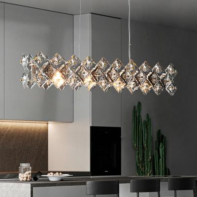 China Good Quality Post Modern Dining Lighting Luxury K9 Crystal Home Decorative Chandelier Dining Pendant Light for sale