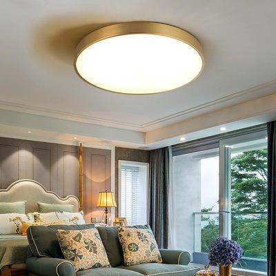 China Factory Wholesale Outdoor Mounted Living Room Lighting Brass Ceiling Lights Lamp For Bedroom for sale