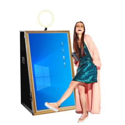 China Newest SDK 2022 Machine SDK 2022 Foldable Mirror Photo Booth Magic Mirror Photobooth Wedding or Party for sale