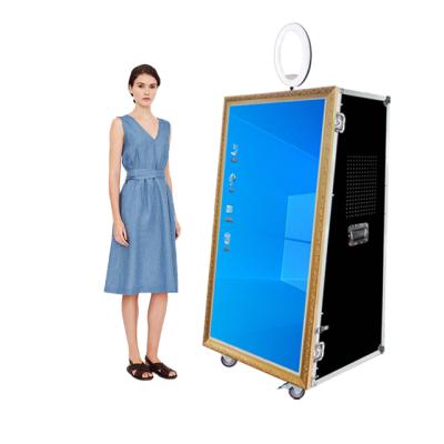 China Hot Selling Photobooth Mirror Newest SDK 2022 Mirror Photo Booth LED View Photo Booth for Wedding or Party for sale