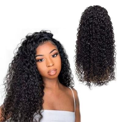 China Water Wave Brazilian Virgin Hair Water Wave Full Lace Wig 32 Inch HD Lace Front Peruvian Waterwave Wigs for sale