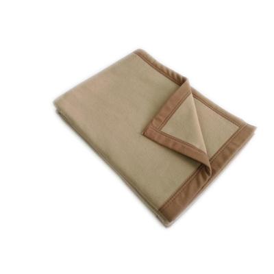 China Chunky Wool Swiss Military Army Cheap Woven Blanket Flame Retardant Polyester Wholesale for sale