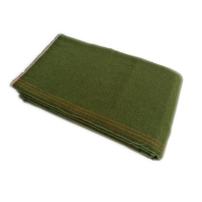 China Wool Manufacturers Disposable Mink Refugee Military Army Woven Pure Blanket for sale