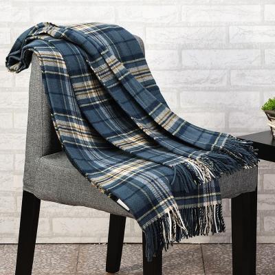 China PORTABLE Australian Wholesale Super Soft Tartan Manufacturers Custom Check Blankets for sale