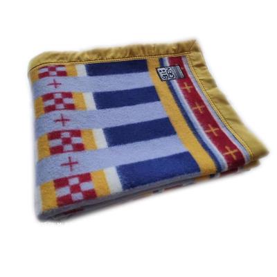 China PORTABLE Jacquard King Size Manufacturers Luxury Wool Woven Blankets for sale