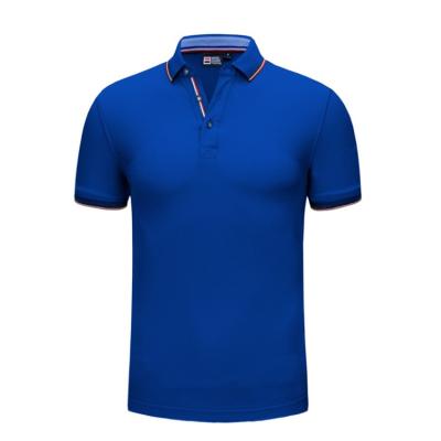 China Custom Print Embroidered 100% High Quality Zipper Anti-wrinkle Polo Men's T-shirt Cotton Polo T-shirt Polo Shirts For Men for sale