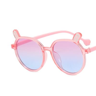 China Fashion Sunglasses Children's Bunny Sunglasses 2022 New Baby Children's Sun Glass Shades UV400 Cute Rabbit Ears Girls Glasses Boy Party Glasses for sale