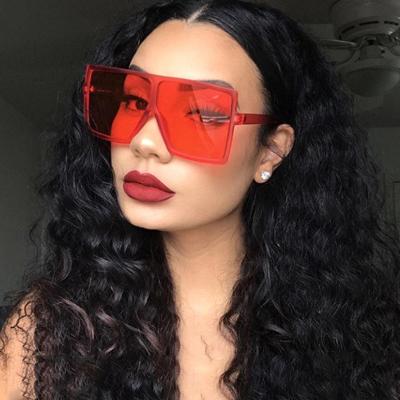 China 2022 Newest Hot Selling Square Fashion Sunglasses Women Oversized Sun Glasses Women Sun Glasses for sale