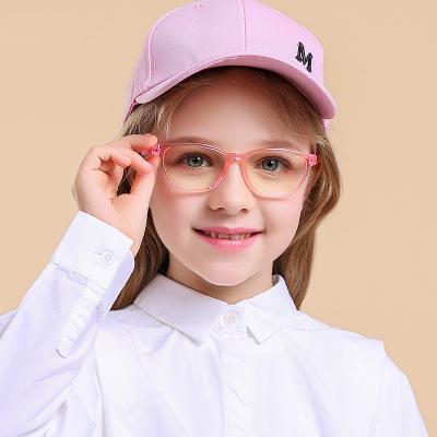 China Wholesale Price Children's Fashion Sunglasses Lightweight Anti-blue Glasses Shape Boys And Girls TR90 Computer Radiation Protection Glasses for sale