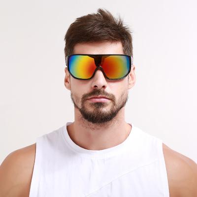 China Outdoor Men Big Frame Sports Windproof Glasses Colorful Cycling Sunglasses Wholesale for sale