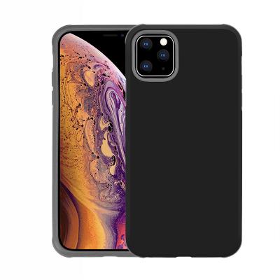 China Shockproof Phone Case 2 in 1 Silicone TPU Bumper Phone Case Black Shockproof Heavy Duty Cover Hybrid Phone Case for sale