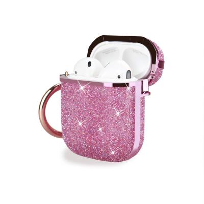 China 2020 Bling Air-pod Rhinestone Diamond Case Girls Air-pods Business Luxury Earphone Case for sale