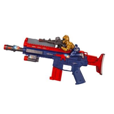 China Special Music Toy Machine Gun High Quality Electronic Toy Gun 2023 War Elite Toy Gun Lightweight Toy Gun (In Bag) for sale