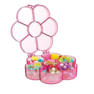 China Fashion Educational Toys Beaded Kids Use Handmade Beads DIY Training Jewelry Box For Girls for sale