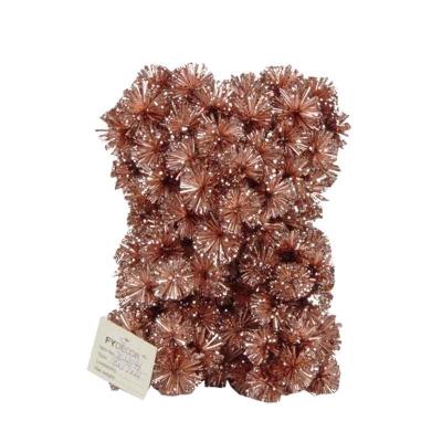 China 2022 Popular New Popular Art Promotion Rose Flower Layout Bear Faux Foam Bear Christmas Decorations for sale