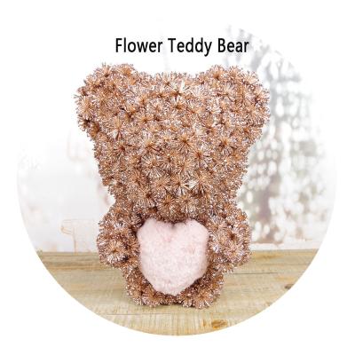 China Pompom 2021 Fashion Teddy Bear Ornament for Wedding Decoration, Gift. for sale