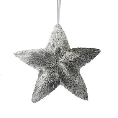 China People Art Delicate Silver Hanging Star for party decoration. for sale