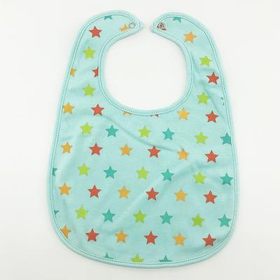 China Baby Cub Stars Cotton Washable Soft Comfortable Organic Child Infant Bibs for sale