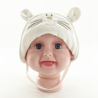 China Imitate Cute Head Wear Velvet 2021 Toddler Animal Design Hair Accessories Newborn Baby Hat for sale