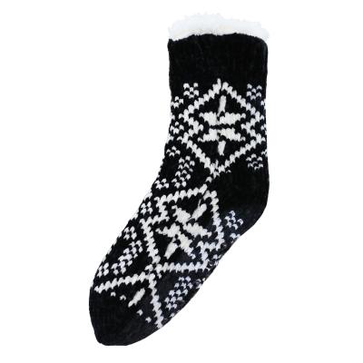 China Winter Thick Breathable Daily Home Wear Ladies Feet Polyester Warm Crew Socks for sale