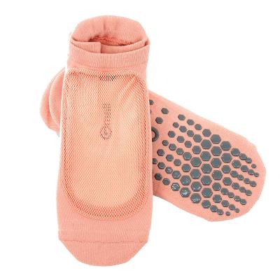 China Wholesale Sporty Made In China Ladies Yoga Pilate Non Slip Grip Socks for sale