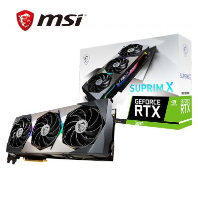 China Brand New Fast Shipping High Computing Game 24GB OC Rtx 3090 MSI Geforce RTX3090 SUPPIM X nvidia Gaming for sale