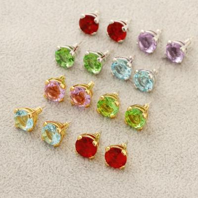 China Trendy Fashion Diamond Earrings Stud Earring Studs for Jewelry Making Crystal Stud Earrings for sale