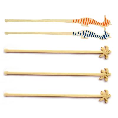 China Disposable Bamboo Coffee Beverage Stirrers Stir Cocktail Drinks Stick Coffee Stir Stick for sale