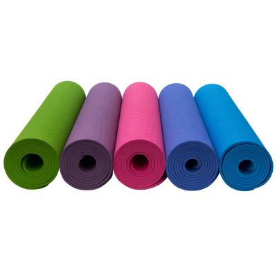 China Wholesale 6mm Thick Tape Yoga Mat Gym Mat Fitness Eco-friendly Mat for sale