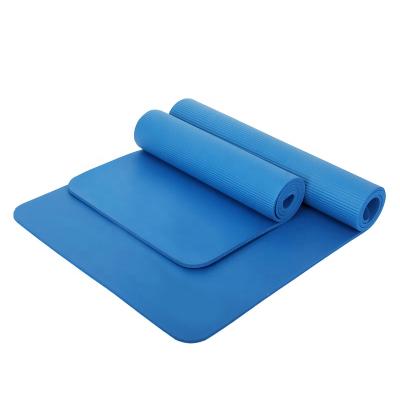 China High Density 12mm Thick Comfortable Extra Thick Foam NBR Yoga Mat For Yoga Exercise for sale