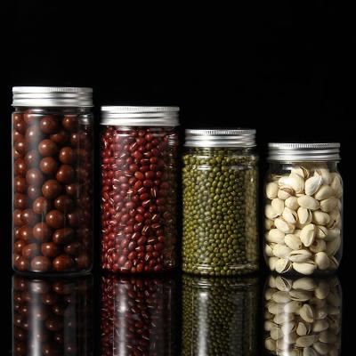 China Popular dry jar cream food nut flower tea skin care sale pet food grade storage plastic bottles for sale