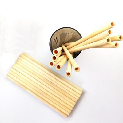 China Minimalist Eco Friendly Biodegradable Bamboo Drinking Straws Box Customized Logo Recycle Bamboo Straws for sale