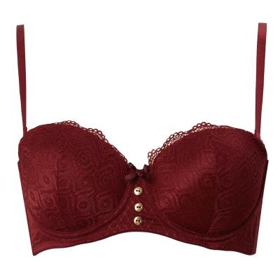 China Gurao Factory Manufacturer Woman Lady Bralette Breathable Underwear Lift Up Bra Lingerie for sale