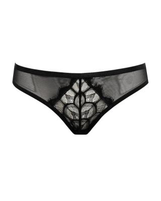 China Sexy Custom Made Elegant Lace Bikini Eyelash Lingerie Panties Women for sale