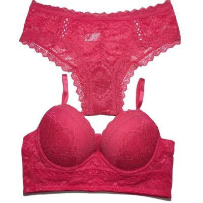 China New Breathable Lace Bra Set Designer Bra And Sexy Panty Set for sale