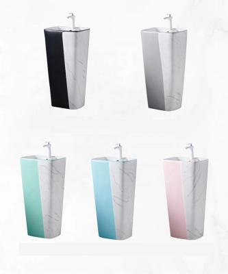 China 845*320*240mm Floor Standing Wash Basin Sttoing Wash Basin Modern Popular Modern Popular Hto Basin for sale