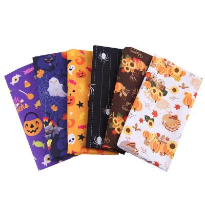 China Best selling 100% cotton printed fabric Shrink-resistant from china manufacturer skulled heads for all saints day for sale