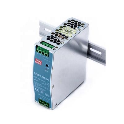 China Right Din Rail 110/220V AC Input 12/24V DC Output Industrial Power Supply EDR-120 40*125.2*113.5 Wholesale MM (L*W*H) for sale