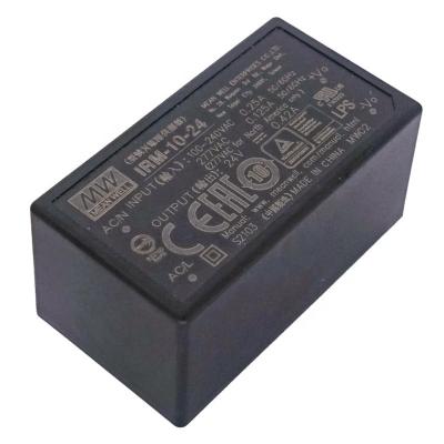 China MeanWell IRM-10 Power Supply 3.3V 5V 12V 15V 24V 10W AC-DC Green Power Module 45.7*25.4*21.5 mm (L*W*H) for sale