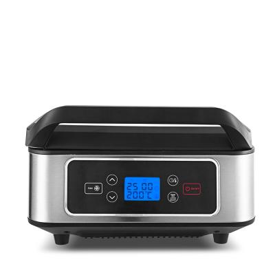 China Easily Cleaned Optional Waffle Maker Plates Toast Grill 1300W Electric Touch Grill Digital Griddle for sale