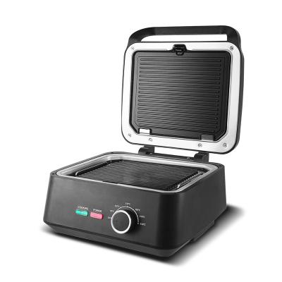 China Electric Grill Pan Sandwich Maker Convenient Bacon Press Steak Press Panini Grill Hotel Hamburger Touch Grill for sale