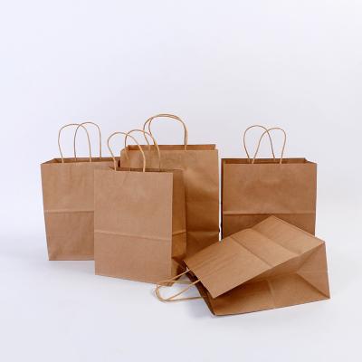 China Recyclable CE Certificated Custom Paper Craft Brown Shopping Bag Approved Te koop