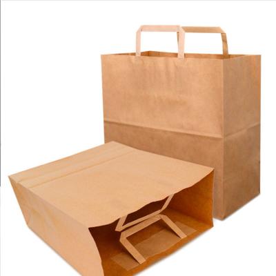 China Wholesale Price Recyclable Custom Brown Custom Craft Shopping Bag Clothes Bag Food Eco Friendly Bag Te koop