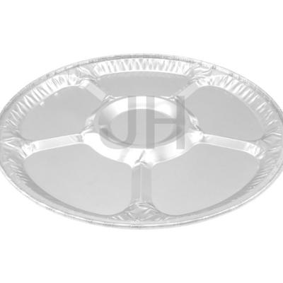 China Eco Friendly Disposable Pizza Tray Pie Pan Foil Dish Molds With Lids Aluminum Foil Around Healthy Disposable Custom Cupcake Cup Te koop