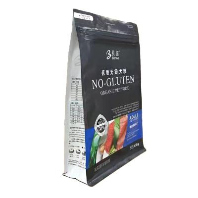 China Recyclable Custom Printed Resealable Black Mylar Outlet Zip Lock Food Grade Bags Aluminum Foil Packaging Pet Food Bag Te koop