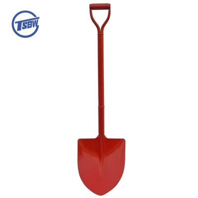 China Garden Shovel Pala S503 Peru Type Heavy Duty All Kinds Of Garden Cultivating Round Mouth Garden Pointed Steel Shovel for sale