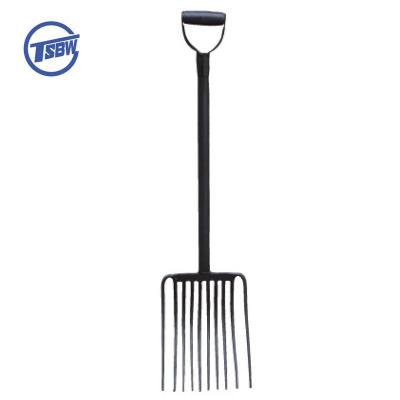 China Carbon Steel Steel Handle Garden Cultivating Throwing Hand 10T South Africa Hard Working Digging Type for sale