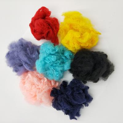 China Anti-deformation Multi-colors Polyester Fiber Regenerated PSF Fiber For Fabrics Nonwoven Textile for sale