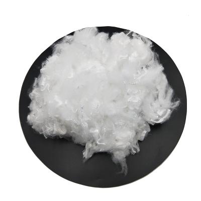 China Anti-deformation Plant White Polyester Staple Fiber For Brush Cap Making for sale